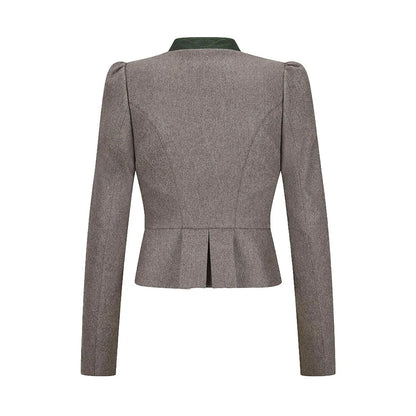 Bavarian Women Dirndl Jacket (Taupe)