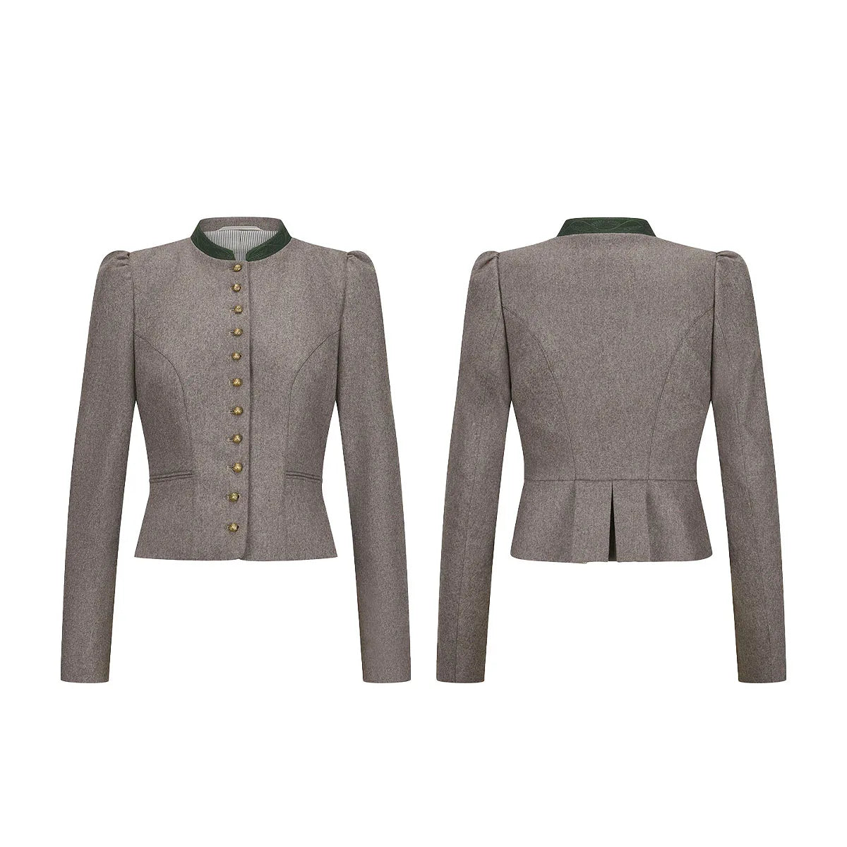 Bavarian Women Dirndl Jacket (Taupe)