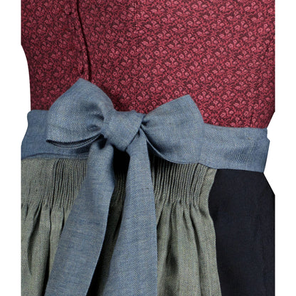 Maroon Grey Dirndl