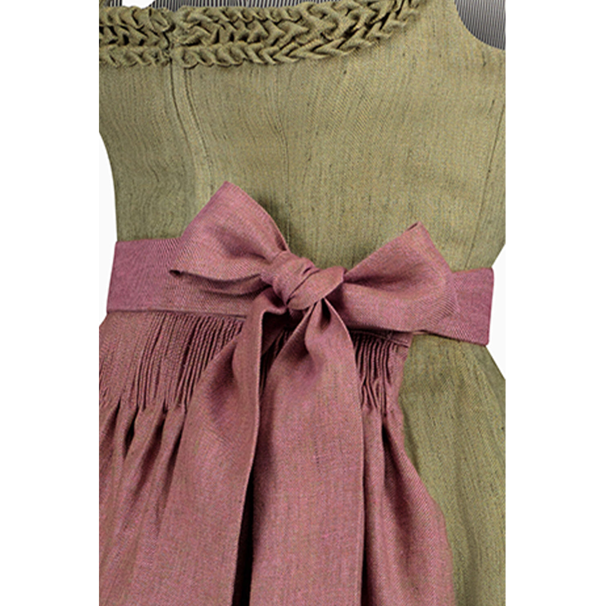 Olive Green & Pink Dirndl