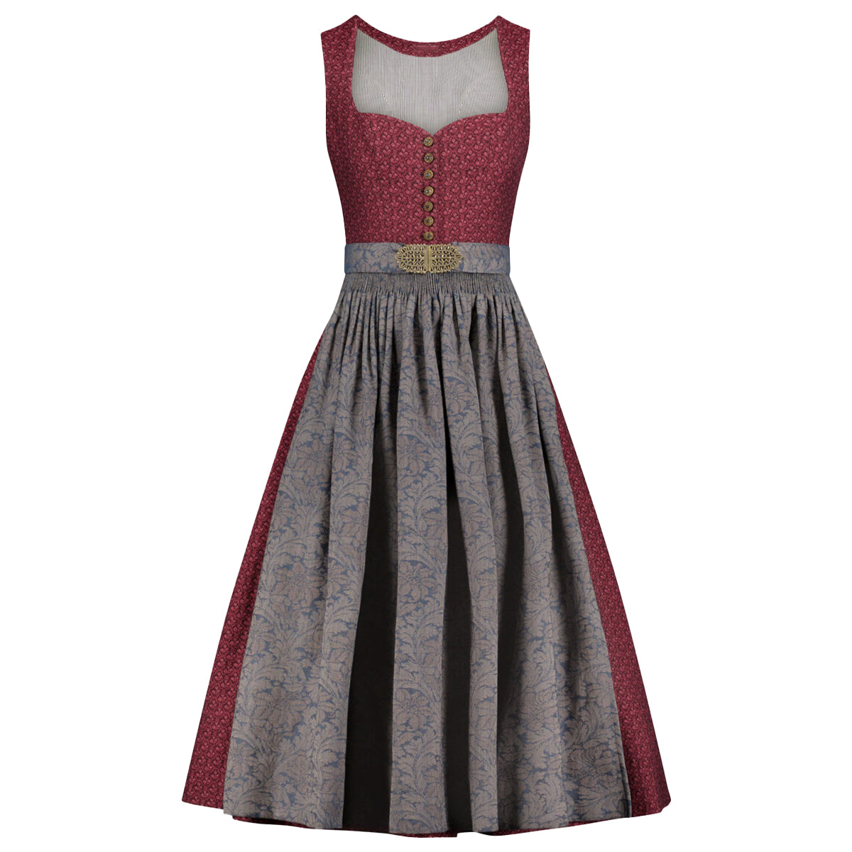 Maroon Style Dirndl