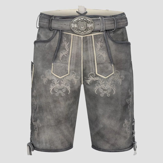 Oktoberfest Grey Lederhosen