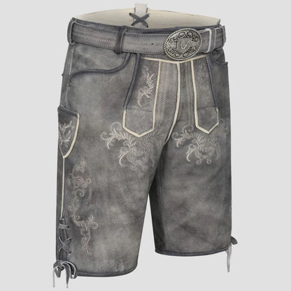Oktoberfest Grey Lederhosen
