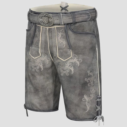 Oktoberfest Grey Lederhosen