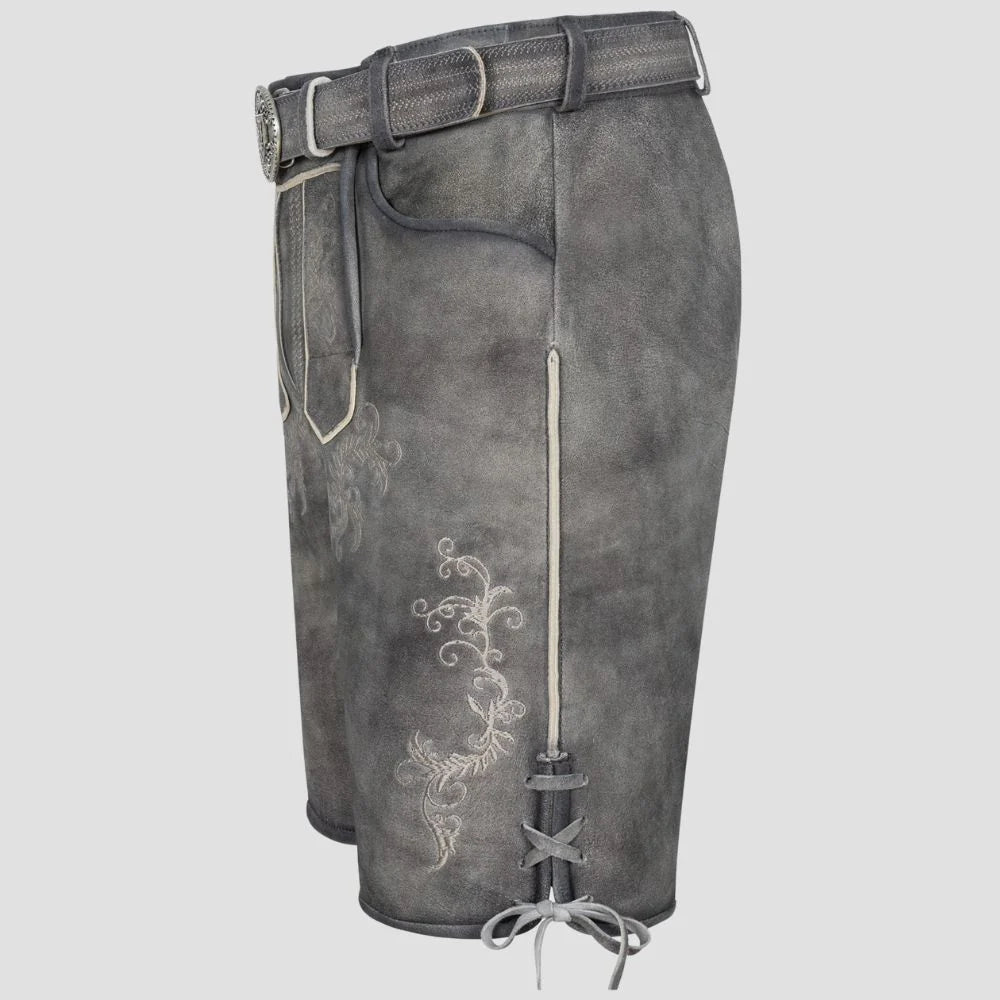Oktoberfest Grey Lederhosen
