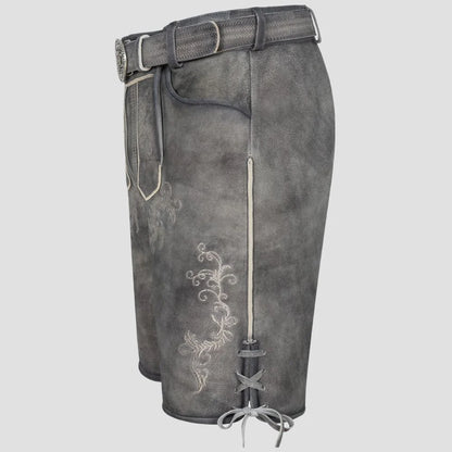 Oktoberfest Grey Lederhosen