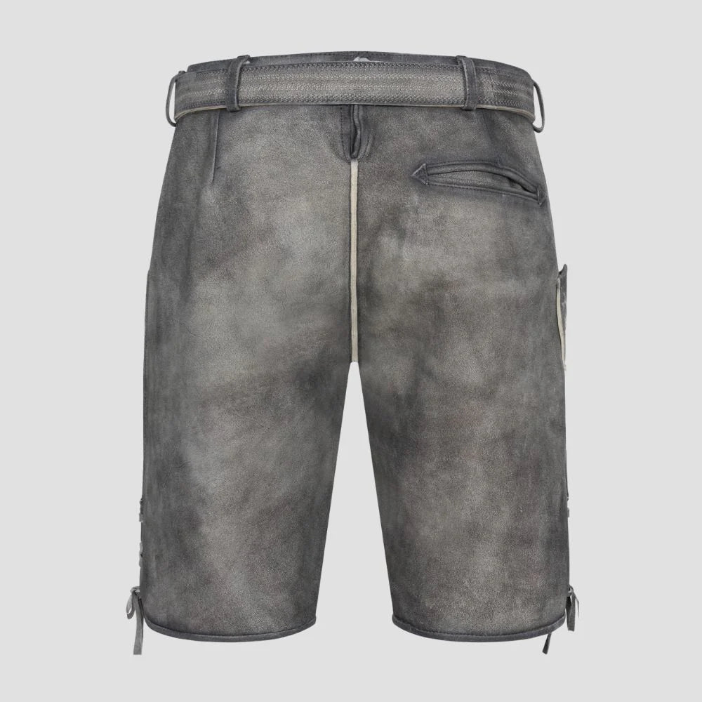 Oktoberfest Grey Lederhosen