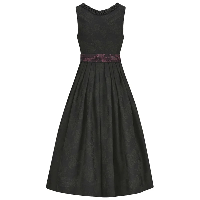 Dark Floral Dirndl
