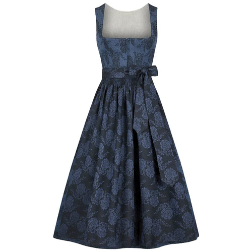 Navy Floral Dirndl