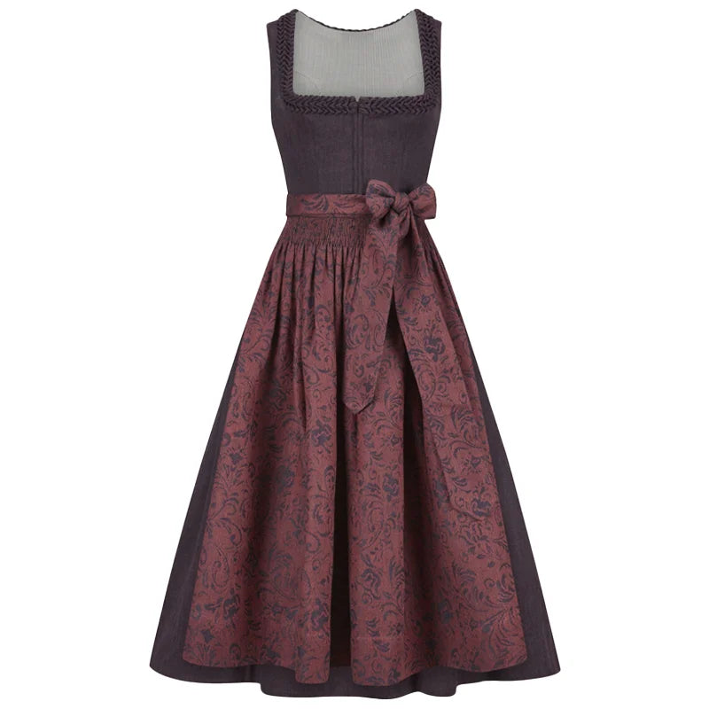 Plum Burgundy Dirndl