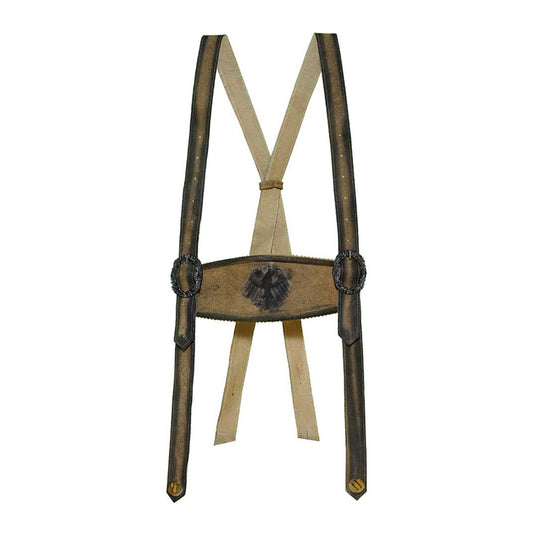 Brown Bavarian Lederhosen Suspender