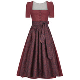 Wine Red Dirndl