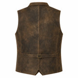 Alpine Heritage Brown Suede Vest