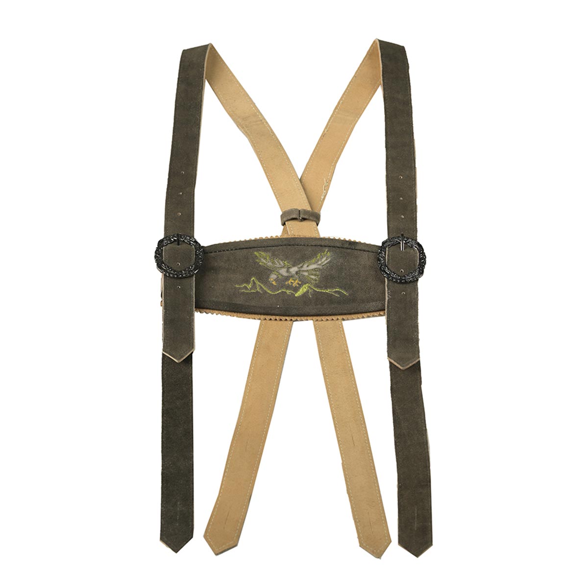 Bavarian Brown Suspenders