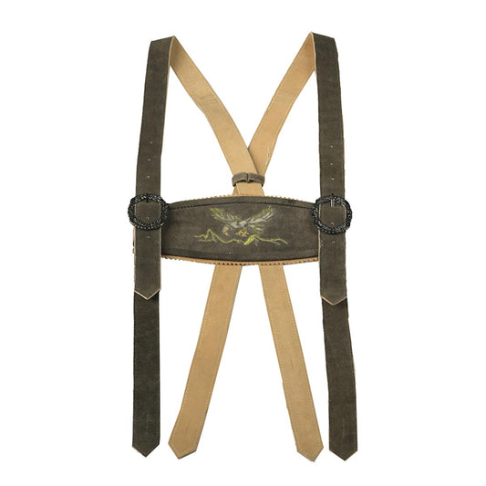 Bavarian Brown Suspenders