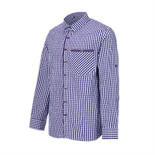 Load image into Gallery viewer, BAVARIAN CLASSIC MEN SHIRT CHECKERED BLUE
