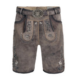 Lederhosen Grey Brown