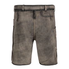 Load image into Gallery viewer, BAVARIAN MAN LEDERHOSEN SHORT GREY BROWN
