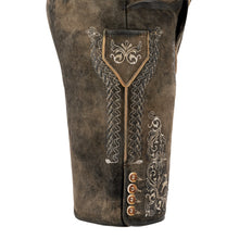 Load image into Gallery viewer, BAVARIAN MEN LEDERHOSEN SHORT WITH TRADITIONAL EMBROIDERY
