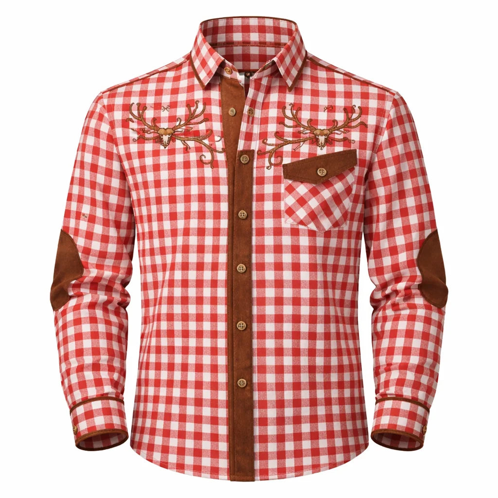Trachten Shirt Red
