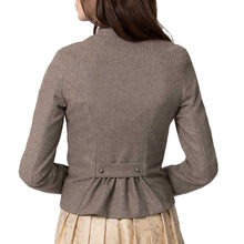 Load image into Gallery viewer, BAVARIAN WOMEN DIRNDL JACKET DARK BROWN
