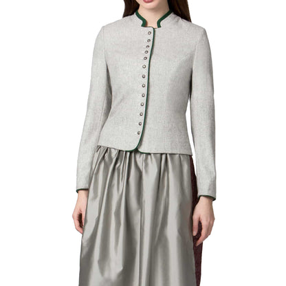 Bavarian Women Dirndl Jacket Grey