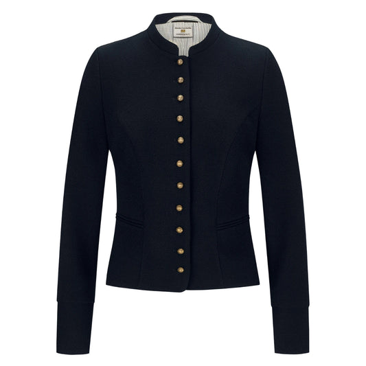 Bavarian Dirndl Jacket Black-Blue