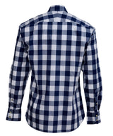 Blue Check Trachten Shirt