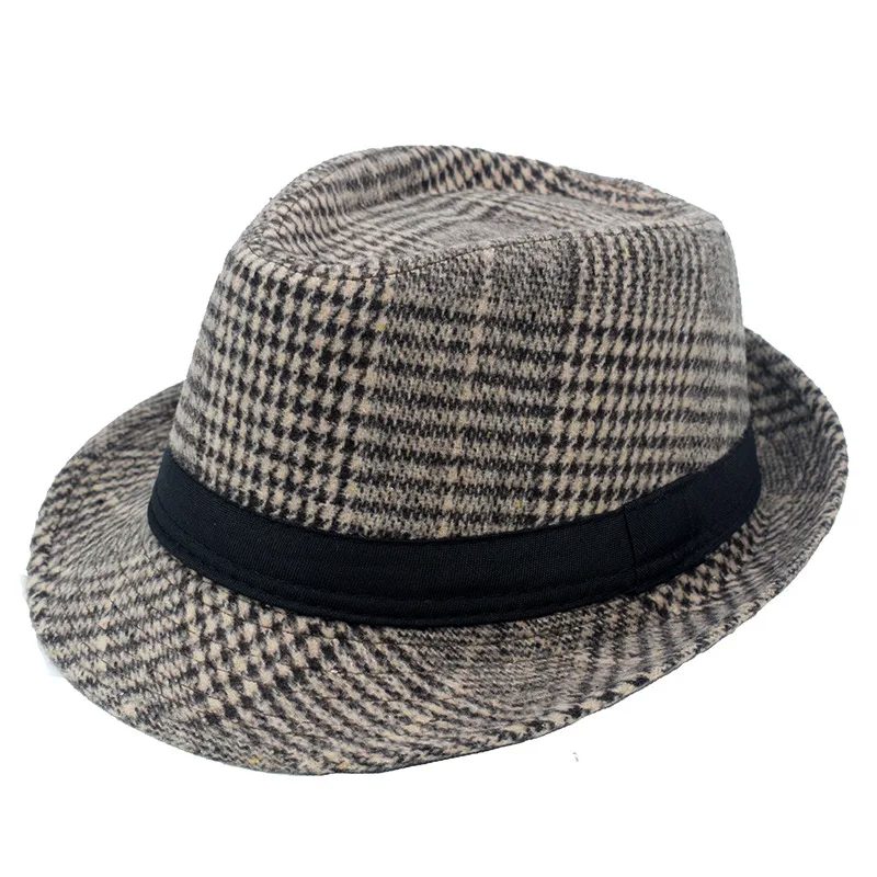 Lederhosen Checkered Fedora Hat