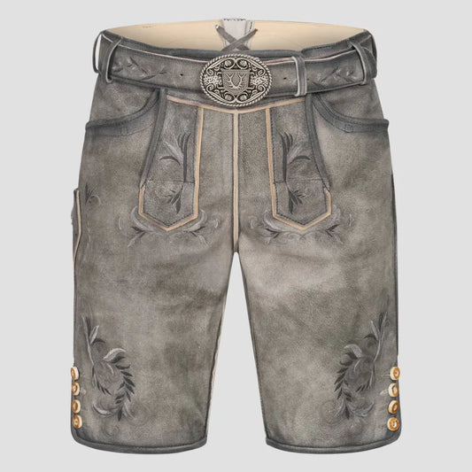Bavarian Grey Lederhosen