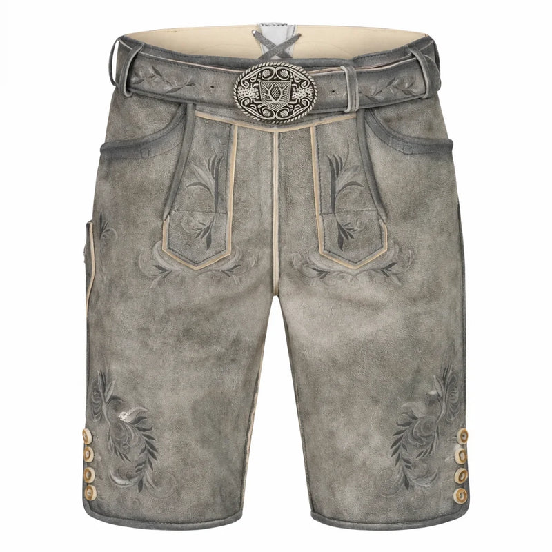 Bavarian Grey Lederhosen