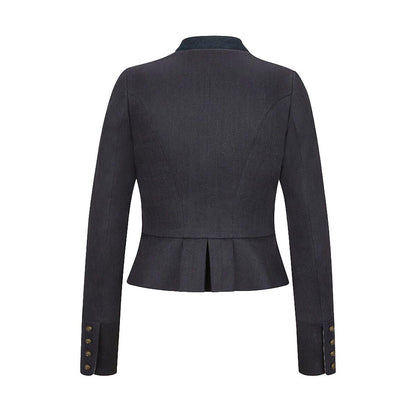 Bavarian Women Dirndl Jacket (Charcoal Gray)