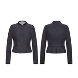 Bavarian Women Dirndl Jacket (Charcoal Gray)