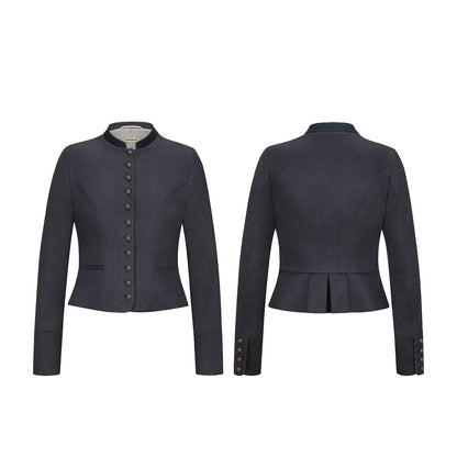 Bavarian Women Dirndl Jacket (Charcoal Gray)