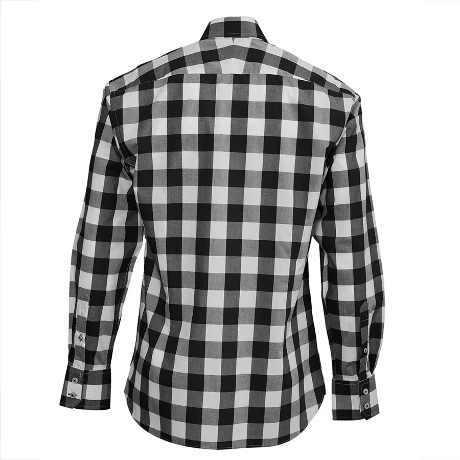 Large Black Checkered Shirt