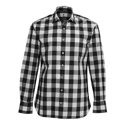 Large Black Checkered Shirt