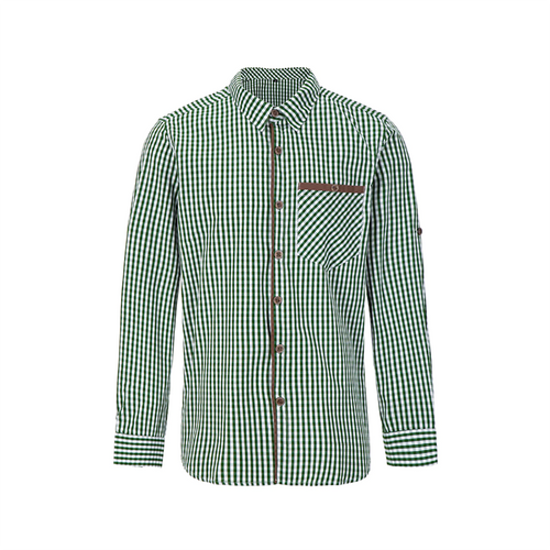 BAVARIAN CLASSIC MEN SHIRT CHECKERED GREEN