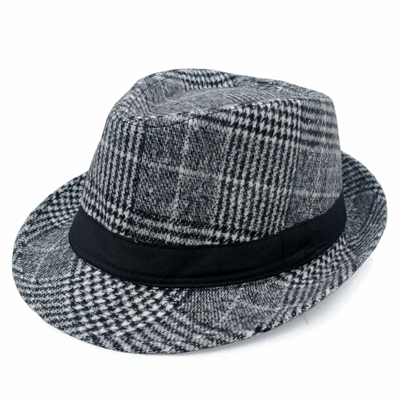 Lederhosen Checkered Fedora Hat