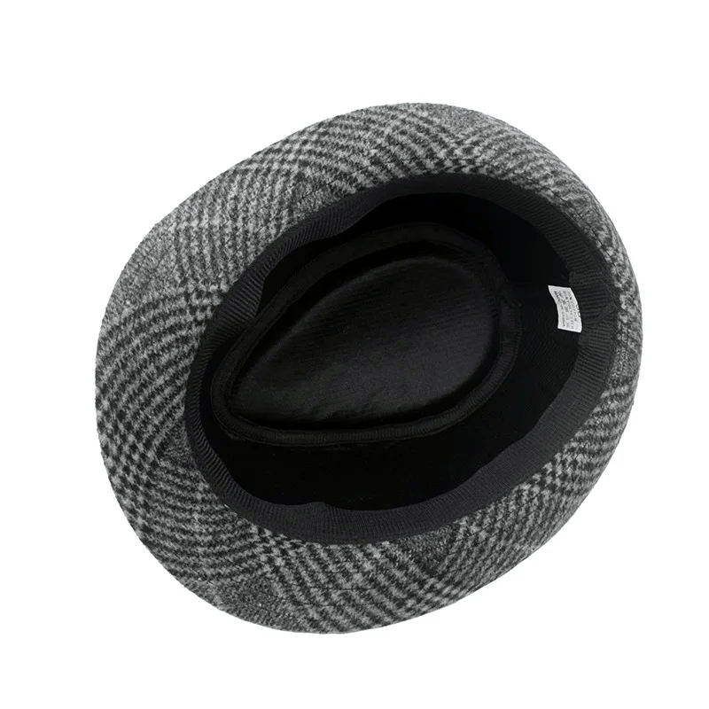 Lederhosen Checkered Fedora Hat