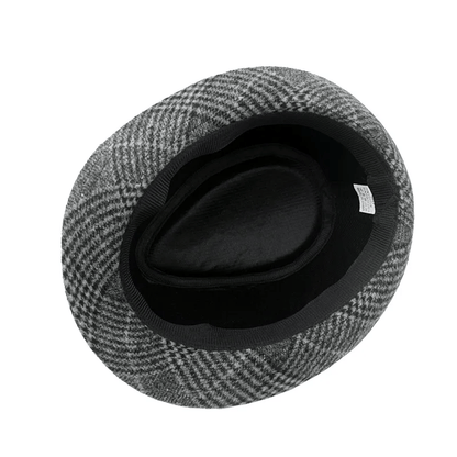 Lederhosen Checkered Fedora Hat