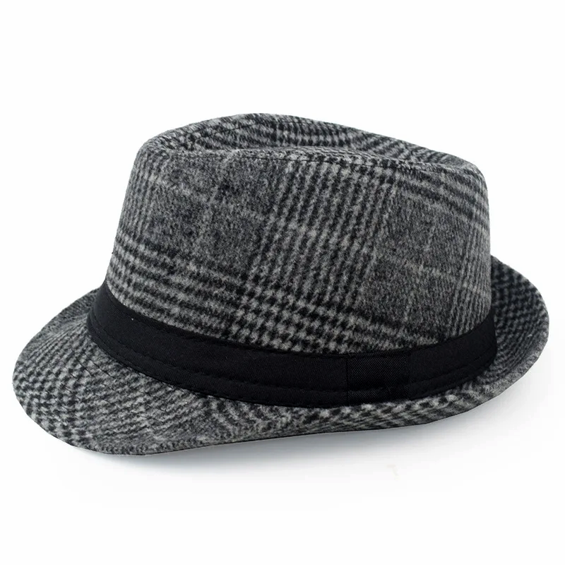 Lederhosen Checkered Fedora Hat