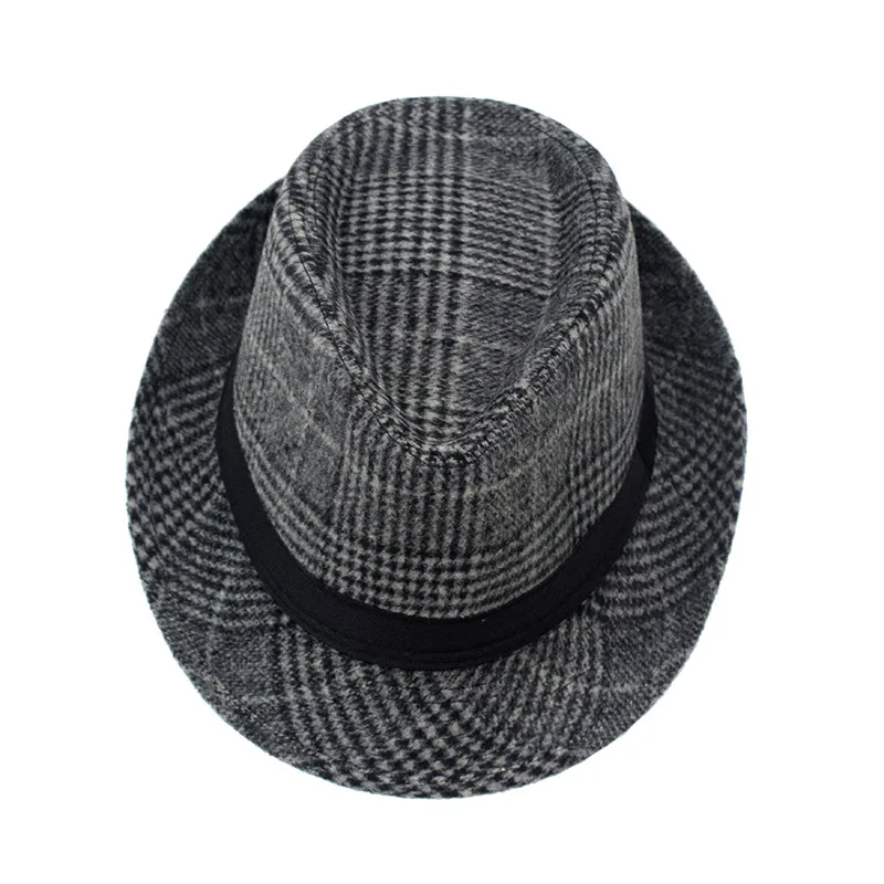 Lederhosen Checkered Fedora Hat
