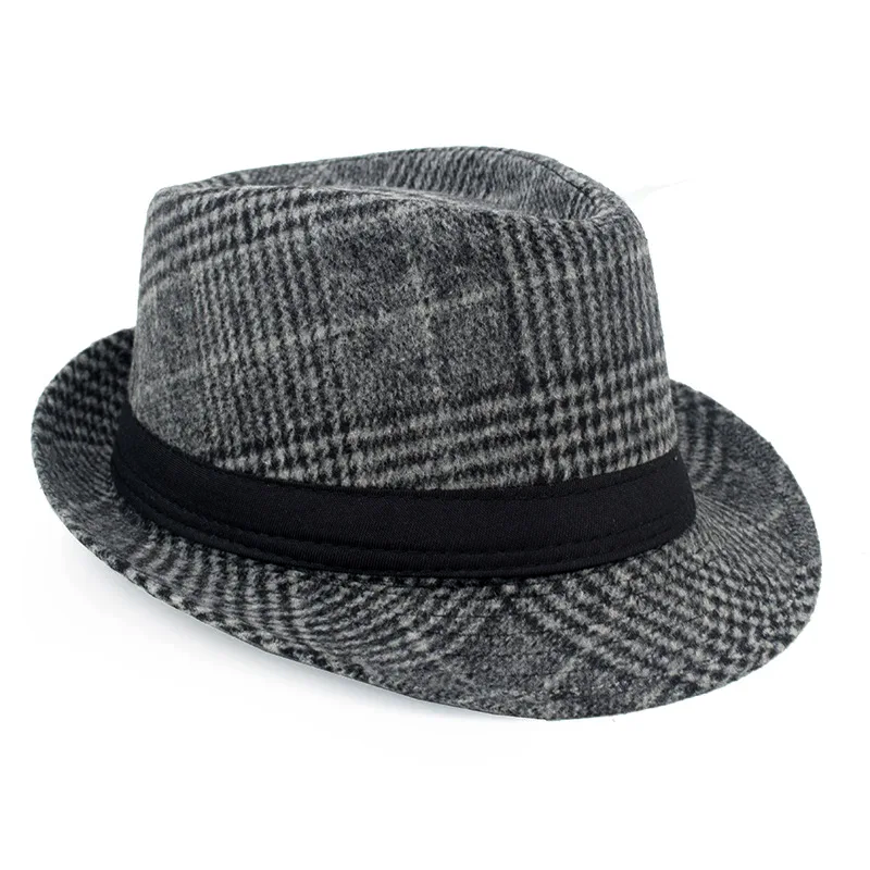 Lederhosen Checkered Fedora Hat