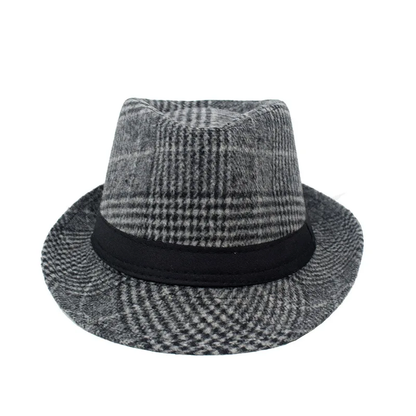 Lederhosen Checkered Fedora Hat