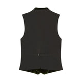 Black vest on a white background