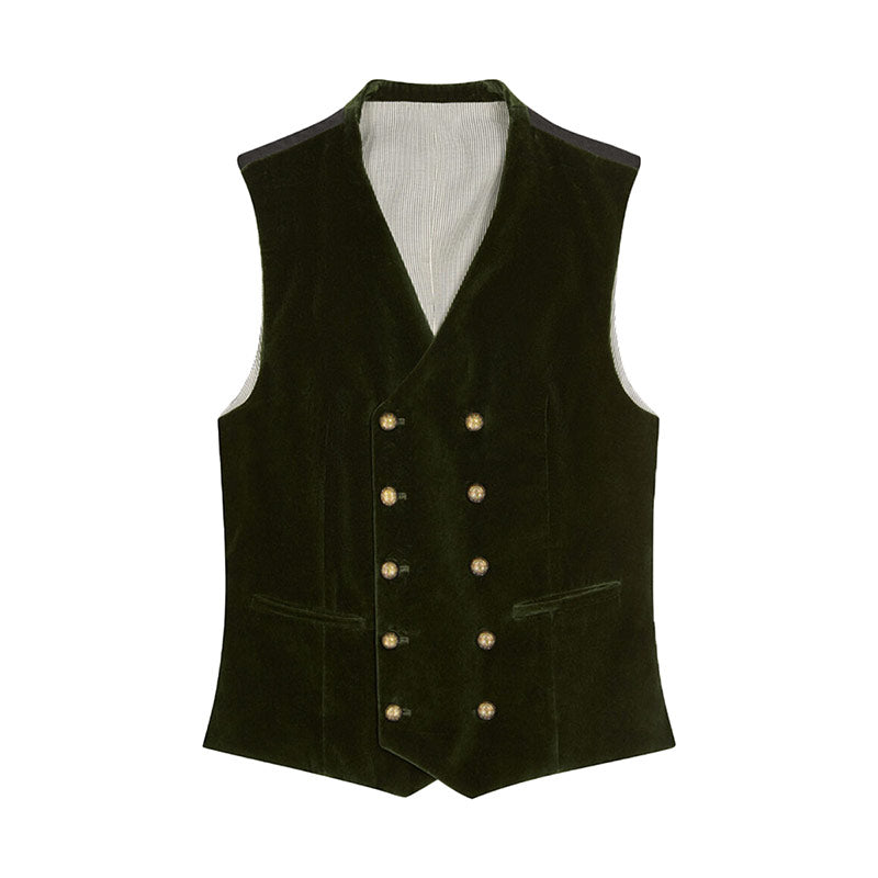 Olive Green German Waistcoat