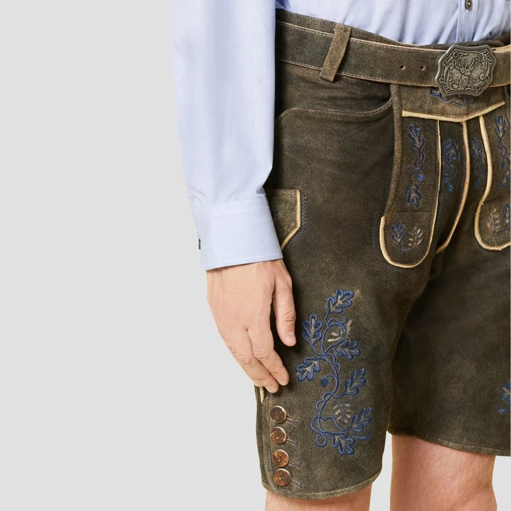 Dark Rustic Lederhosen