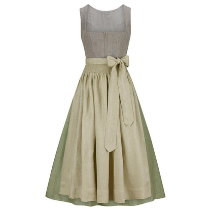 Dirndl Dress Gray & Green