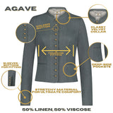 Bavarian Women Dirndl Jacket (Agave)