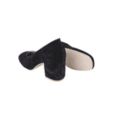 Dirndl Shoes Black With Embroidery